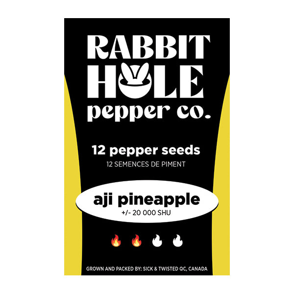Aji Pineapple Hot Pepper Seeds - Rabbit Hole Pepper Co.