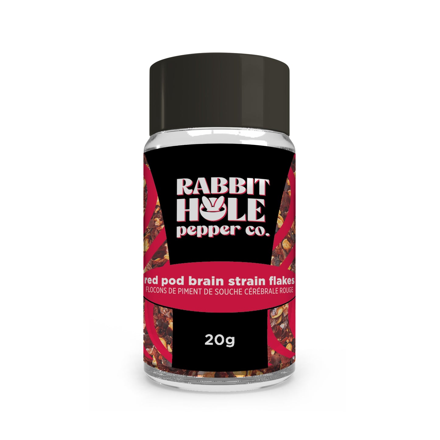 Rabbit Hole Red Pod Brain Strain Pepper Flakes - Rabbit Hole Pepper Co.