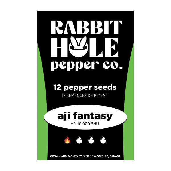 Aji Fantasy Hot Pepper Seeds - Rabbit Hole Pepper Co.