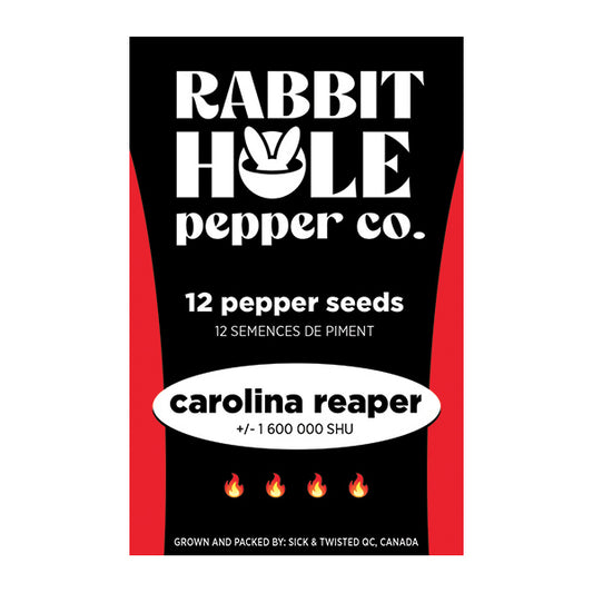 Carolina Reaper Hot Pepper Seeds - Rabbit Hole Pepper Co.