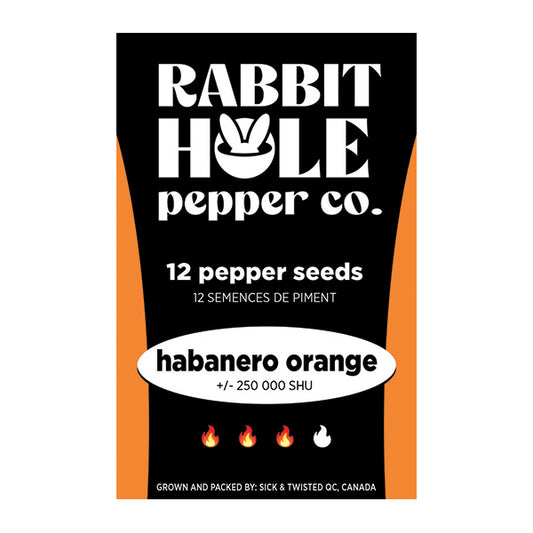 Habanero Orange Hot Pepper Seeds - Rabbit Hole Pepper Co.