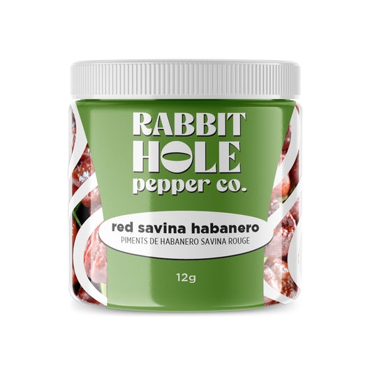 Rabbit Hole Red Savina Habanero Dried Pepper Pods (350,000 SHU) - Rabbit Hole Pepper Co.